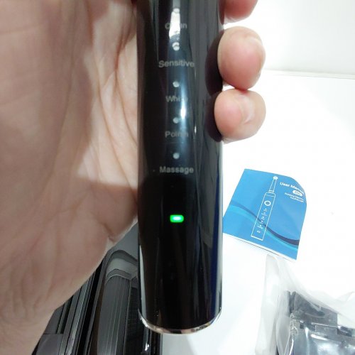 RTAUYS ROTATING ELECTRIC TOOTHBRUSH - BLACK (MODEL: R608W) image 2