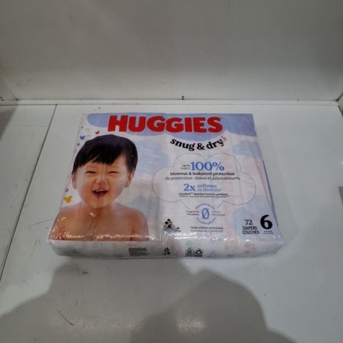 144PK HUGGIES SNUG AND DRY BABY DIAPERS - SIZE 6 - MICKEY MOUSE image 2