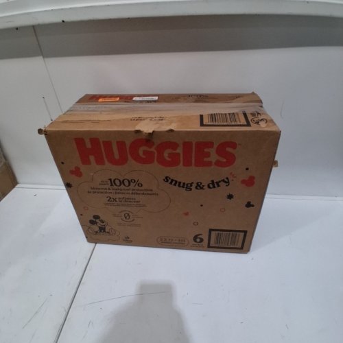 144PK HUGGIES SNUG AND DRY BABY DIAPERS - SIZE 6 - MICKEY MOUSE image 4