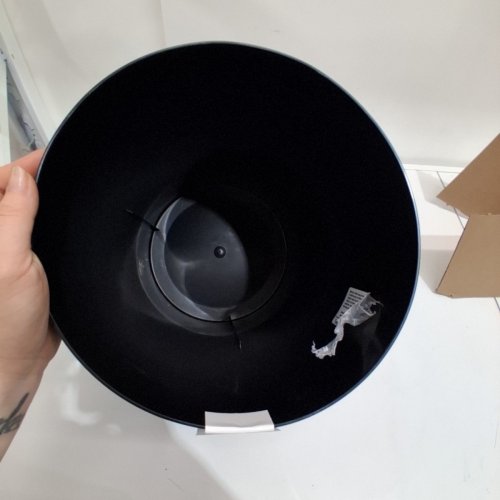 UMBRA METALLA PLASTIC TRASH CAN - 18L (4.75GAL) - BLACK (MODEL: 082870-224-A61) image 3