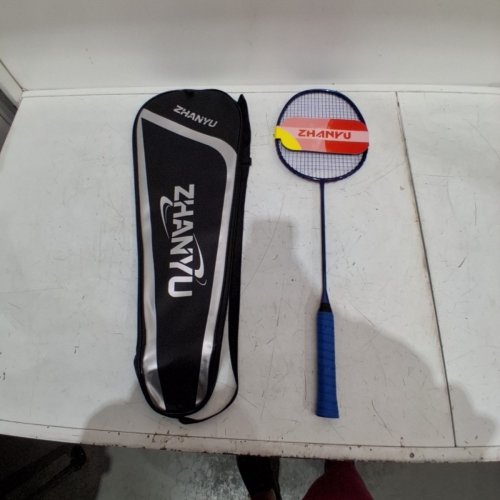 ZHANYU BADMINTON RACKET & BAG - 25" - BLUE / BLACK image 2