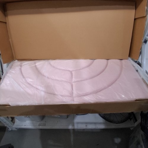 HOMFA SOFT UPHOLSTERED BED FRAME WITH WINGBACK LED HEADBOARD & STORAGE DRAWERS - FULL - PINK - (MODEL: HOS-UP-184) image 4