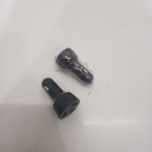 2PK 3-PORT USB-A CAR CHARGER - BLACK image 2