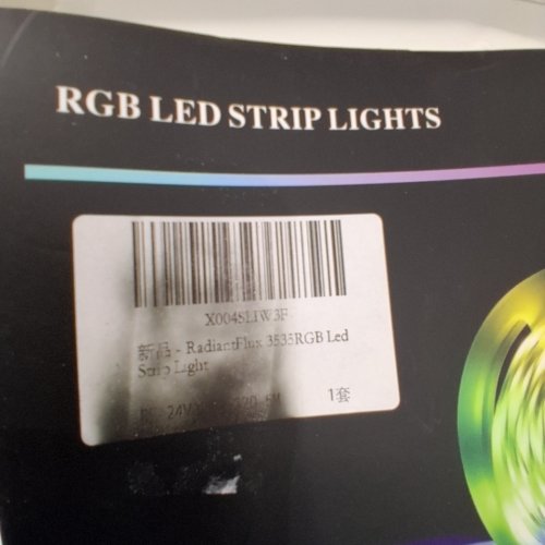 RADIANTFLUX RGB LED STRIP LIGHTS WITH REMOTE CONTROL - 16.4FT image 2