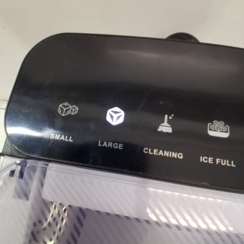 EUHOMY COUNTERTOP ICE MAKER WITH ICE SCOOP AND BASKET - MAKES 26.5LB / DAY - BLACK (MODEL: IM021-B1) image 2