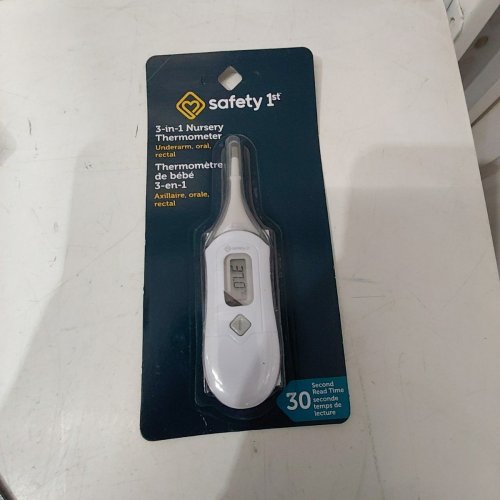 SAFETY 1ST 3-IN-1 NURSERY THERMOMETER - WHITE (MODEL: TH075) image 2