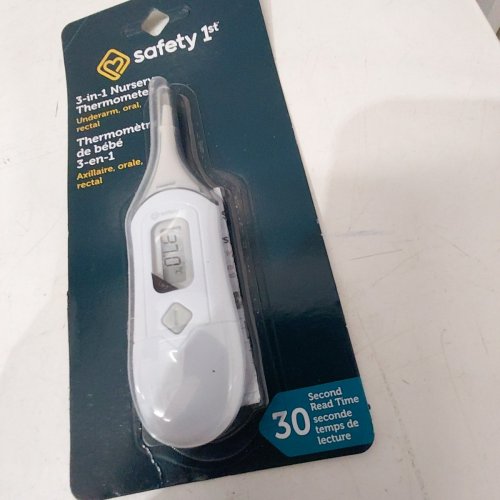 SAFETY 1ST 3-IN-1 NURSERY THERMOMETER - WHITE (MODEL: TH075) image 3