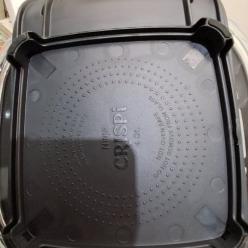 NINJA CRISPI PORTABLE GLASS AIR FRYER COOKING SYSTEM - 4QT AND 6-CUPS - SAGE (MODEL: FN101CGN) image 7