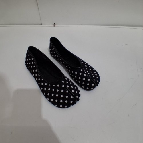 WOMEN'S SHEIN ROUND TOE SLIP-ON FLATS - 7.5 - BLACK/WHITE POLKA DOT (MODEL: YC-A082) image 3
