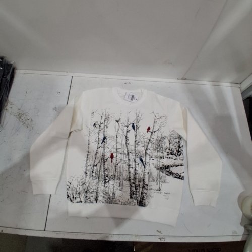 NORTHERN TRADITIONS PULL OVER SWEATER - EXTRA SMALL PETITIE - WHITE/WINTER image 2