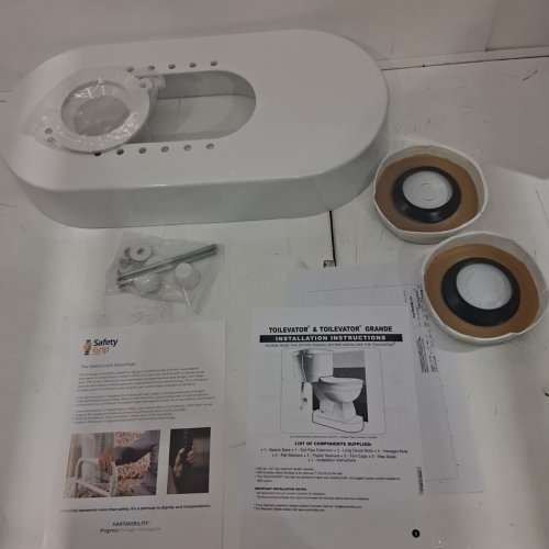 HARTMOBILITY TOILEVATOR TV300 TOILET BASE ELEVATOR/RISER - 3.5" - 500LB CAPACITY - WHITE (MODEL: TV-300) image 2