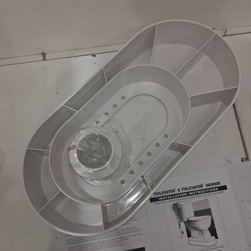HARTMOBILITY TOILEVATOR TV300 TOILET BASE ELEVATOR/RISER - 3.5" - 500LB CAPACITY - WHITE (MODEL: TV-300) image 5