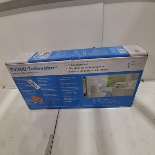 HARTMOBILITY TOILEVATOR TV300 TOILET BASE ELEVATOR/RISER - 3.5" - 500LB CAPACITY - WHITE (MODEL: TV-300) image 6