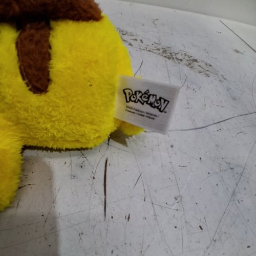 POKEMON CUDDLY PIKACHU PLUSH -10" -YELLOW/BLACK/RED image 4