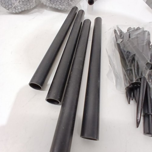 9PK LED TORCH SOLAR TORCH - BLACK image 4