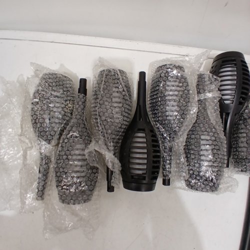 9PK LED TORCH SOLAR TORCH - BLACK image 5