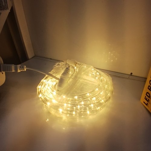 FOEERS INDOOR/OUTDOOR LED ROPE LIGHTS - 10FT - 2800K-3000K WARM WHITE image 2