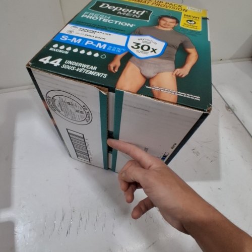44PK MEN'S DEPENDS FRESH PROTECTION UNDERWEAR - SMALL/MEDIUM image 3