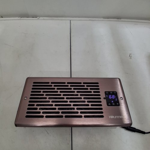 WINDOW REGISTER BOOSTER FAN FIT AC VENT FAN - 4" X 10" - OIL RUBBED BRONZE (MODEL:HF10F1) image 2