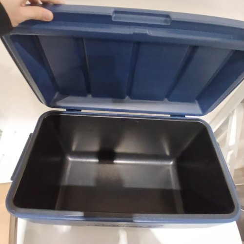 COLEMAN CHILLER SERIES TEMPLOCK INSULATED PORTABLE COOLER WITH HANDLES - 48QT - NAVY (MODEL: 2226955) image 3