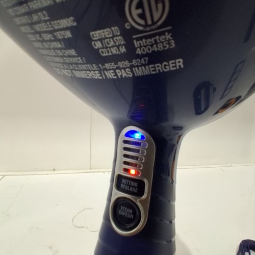 CONAIR TURBO EXTREME STEAM STEAM AND PRESS FABRIC STEAMER - 1875W - BLUE (MODEL: GS38NXC) image 2