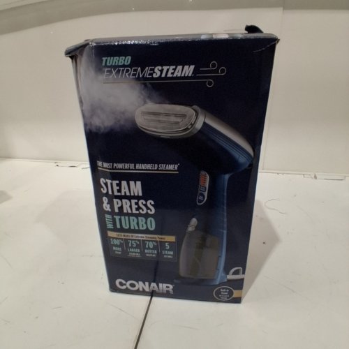CONAIR TURBO EXTREME STEAM STEAM AND PRESS FABRIC STEAMER - 1875W - BLUE (MODEL: GS38NXC) image 5