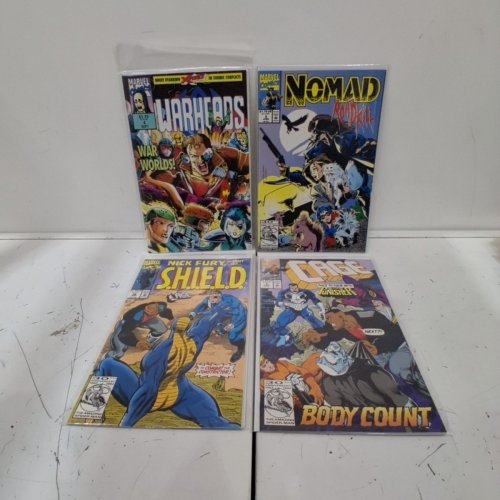 4 ASSTD MARVEL COMIC BOOKS - CAGE #3, NICK FURY AGENT OF S.H.I.E.L.D. #36, WARHEADS #4, NOMAD #2 - VARIOUS AUTHORS image 2