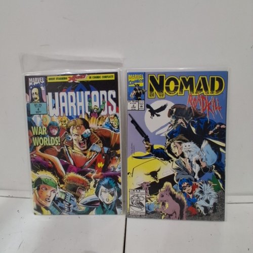 4 ASSTD MARVEL COMIC BOOKS - CAGE #3, NICK FURY AGENT OF S.H.I.E.L.D. #36, WARHEADS #4, NOMAD #2 - VARIOUS AUTHORS image 3