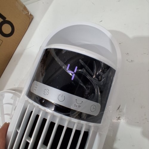 DREO CRUISER TF117 OSCILLATING TOWER FAN WITH REMOTE CONTROL - 36" - WHITE /SILVER (MODEL: DR-HTF017) image 2