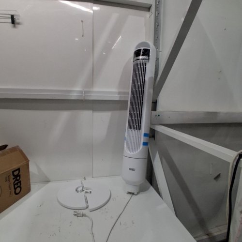 DREO CRUISER TF117 OSCILLATING TOWER FAN WITH REMOTE CONTROL - 36" - WHITE /SILVER (MODEL: DR-HTF017) image 3