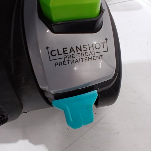 BISSELL PROHEAT 2X REVOLUTION PET CLEANSHOT CARPET WASHER / UPHOLSTERY CLEANER - GREEN/BLUE/GREY (MODEL: 3588C) image 3