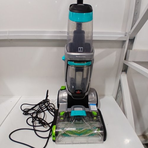 BISSELL PROHEAT 2X REVOLUTION PET CLEANSHOT CARPET WASHER / UPHOLSTERY CLEANER - GREEN/BLUE/GREY (MODEL: 3588C) image 6