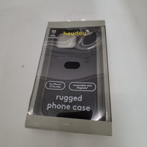 HEYDAY RUGGED MAGSAFE PHONE CASE FOR IPHONE 15 PRO MAX - BLACK image 3