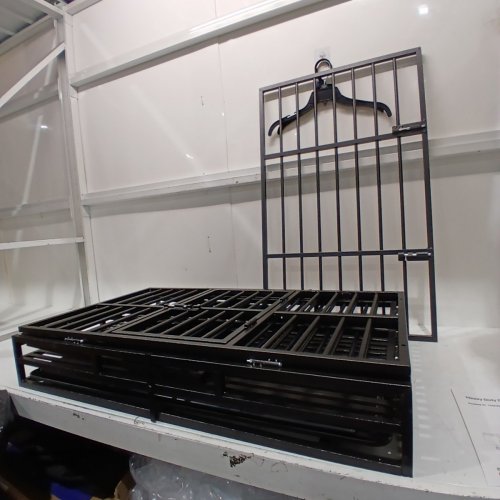 GARVEE HEAVY DUTY DOG CAGE - 150LB MAX - BLACK (ITEM: 7AGCM) image 3