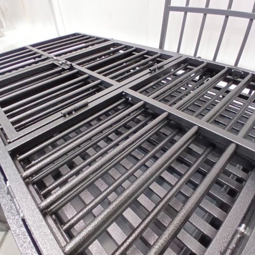 GARVEE HEAVY DUTY DOG CAGE - 150LB MAX - BLACK (ITEM: 7AGCM) image 4