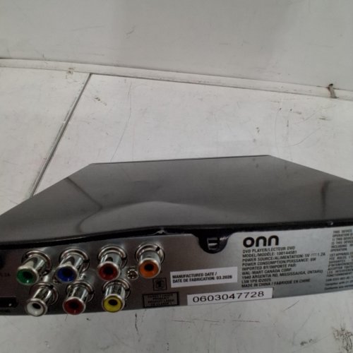 ONN. HDMI DVD PLAYER WITH WIDESCREEN/TV ASPECT RATIO - BLACK (MODEL: VIPRB-100144581) image 5