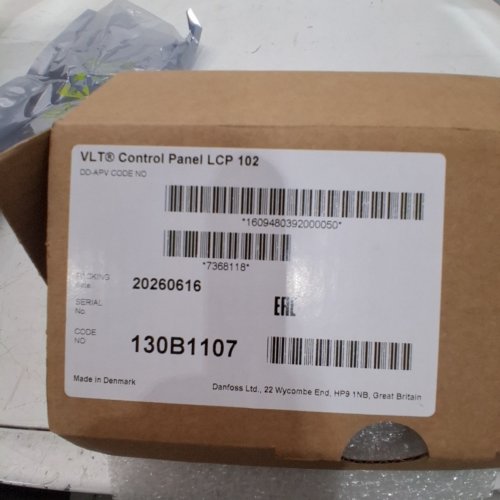 DANFOSS CONTROL PANEL LCP 102 - BLACK (MODEL:130B1107) image 2