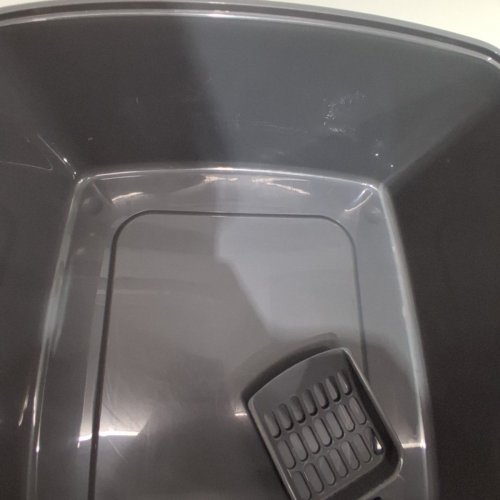 IRIS USA CAT LITTER BOX OPEN TOP CAT LITTER PAN - LARGE - DARK GREY image 4