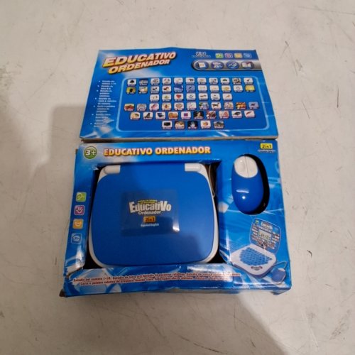 YELUFA EDUCATIONAL LEARING SPANISH/ENGLISH TOY LAPTOP - BLUE image 2