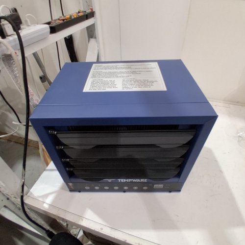 TEMPWARE 7500W ELECTRIC GARAGE HEATER, DIGITAL FAN-FORCED CEILING MOUNT SHOP HEATER WITH FULL-FUNCTION REMOTE, 240-VOLT HARDWIRED 12-HOUR TIMER - BLUE (MODEL: TW7500ER) image 7