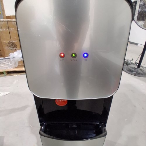 TOP LOADED WATER DISPENSER WITH ICE MAKER - BLACK/SILVER (MODEL: YLR-2-JX1-19) image 2