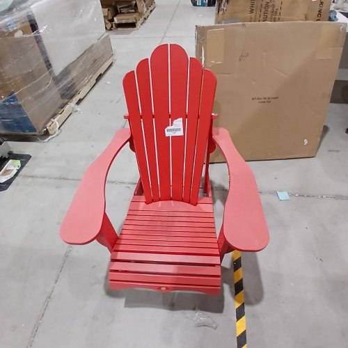 LEISURE LINE CLASSIC ADIRONDACK CHAIR - 33'' X 39'' X 40'' - RED image 6