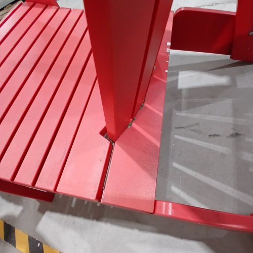 LEISURE LINE CLASSIC ADIRONDACK CHAIR - 33'' X 39'' X 40'' - RED image 9