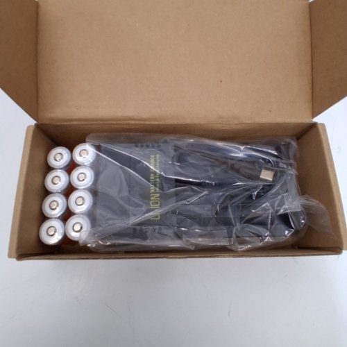 8PK CR123A RECHARGEABLE BATTERIES WITH CHARGER - BLACK (MODEL:MS-5D82H) image 2