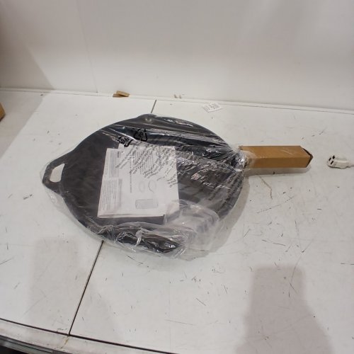 AMAZON BASICS PRE-SEASONED CAST IRON SKILLET PAN - 15" - BLACK image 5