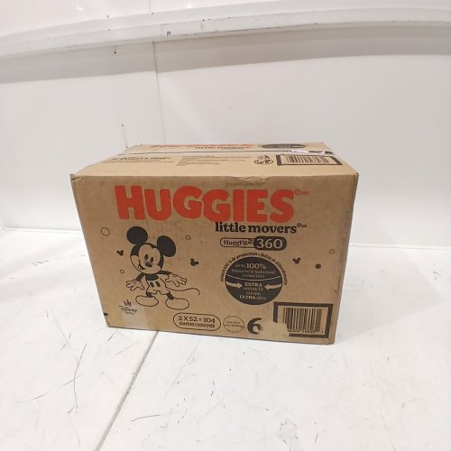 104PK HUGGIES LITTLE MOVERS DISNEY BABY DIAPERS - SIZE 6 (OVER 35LB) image 2