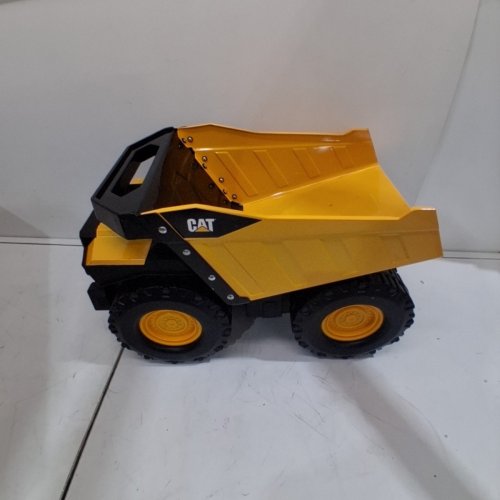 CAT METAL DUMP TOY CONSTRUCTION TRUCK - 31" - YELLOW/BLACK image 2