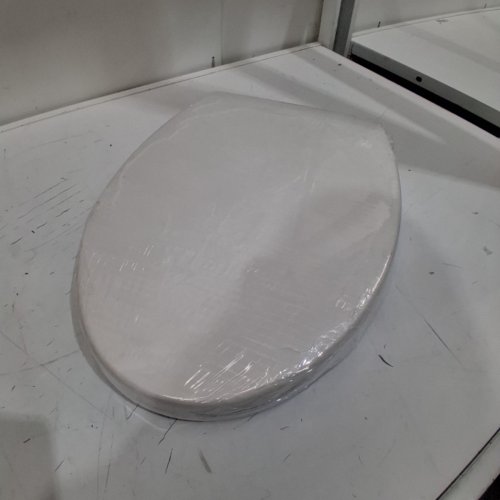 GARVEE SOFT CLOSE HINGE NON-SLIP ELONGATED TOILET SEAT - 18.2" - WHITE (MODEL: PH0-16EXDA3Y) image 2
