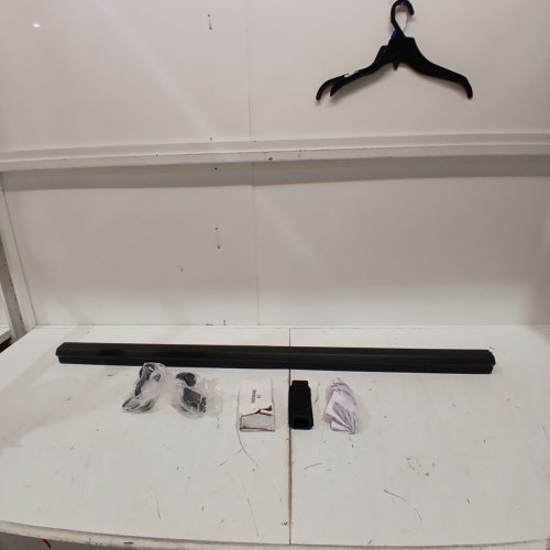 NUVO IRON WALL MOUNT ALUMINUM HANDRAIL KIT - 4FT - BLACK (MODEL: EFSW4BLK) image 3
