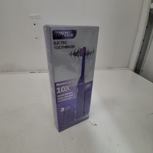 MAYZE ELECTRIC TOOTHBRUSH WITH PORTABLE DUST COVER - PURPLE image 2